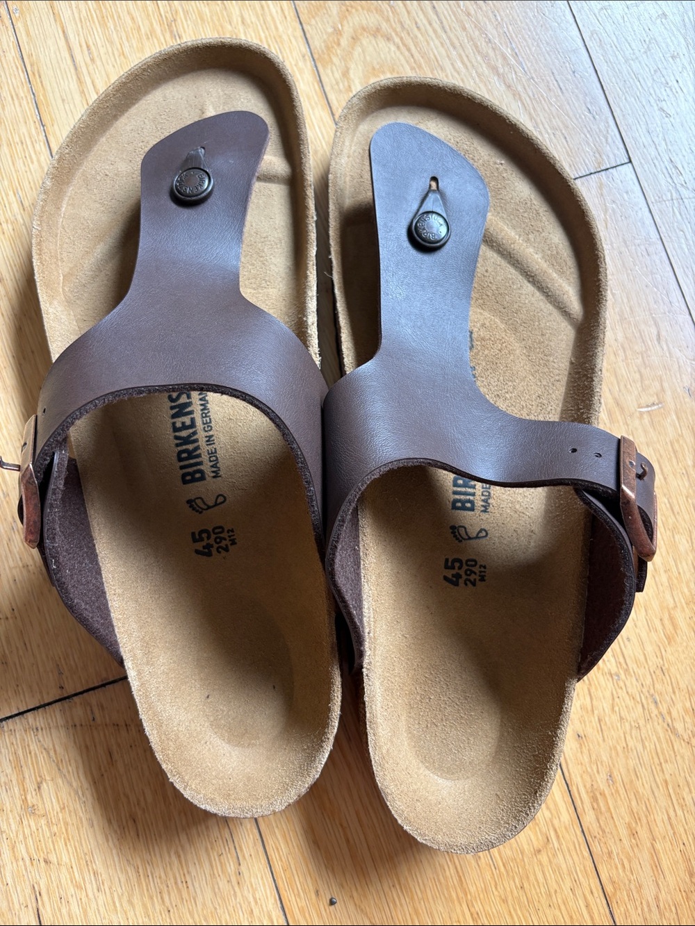 Men’s Birkenstock Ramses in Dark Brown Size 45